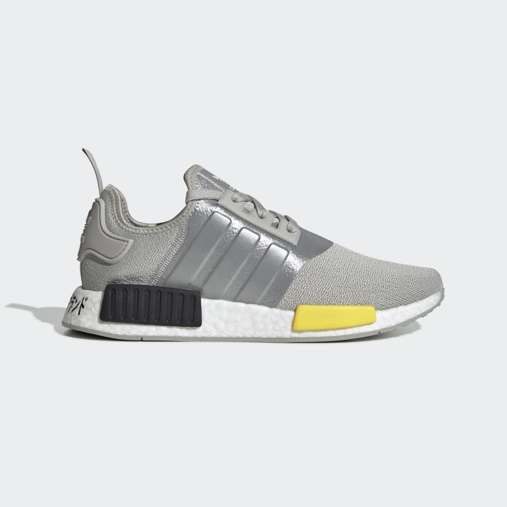 Adidas Men's NMD_R1 Originals Shoes Grey/Yellow/Black Ireland EF4261